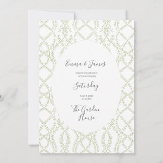 Convite de Casamento Cottagecore | Floral de Flore