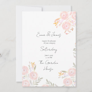 Convite de Casamento Cottagecore | Floral de Flore