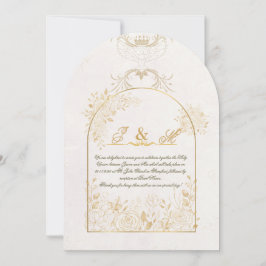 Convite de Casamento Cristão Elegante