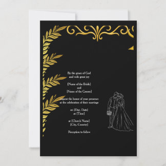 Convite de Casamento Cristão Elegante | Floral Dou