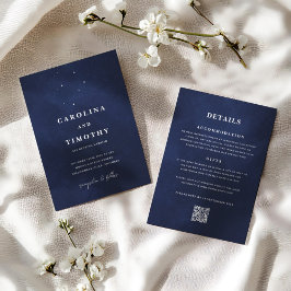 Convite de Casamento Cruz do Sul Celestial