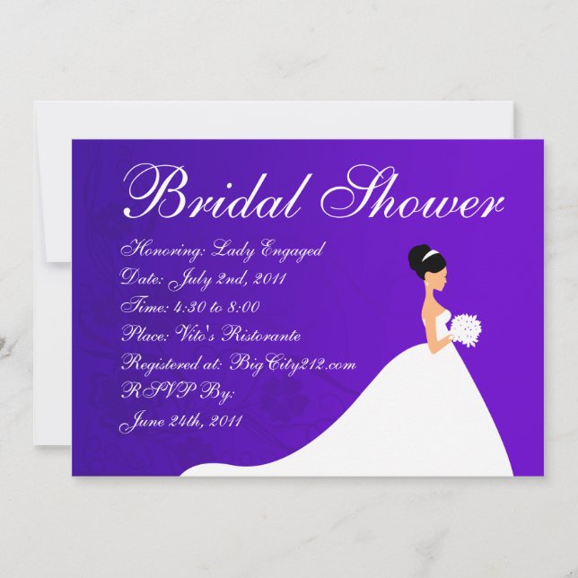 Convite de casamento CUSTOMIZÁVEL (Frente)