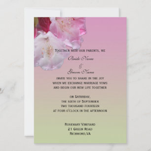 convite de casamento da noiva e do noivo