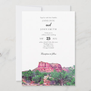 Convite de Casamento de Arizona Sedona