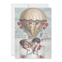 Convite de Casamento de Balão de Ar Quente para Cr