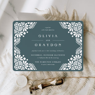 Convite De Casamento De Beaux Arts Spruce