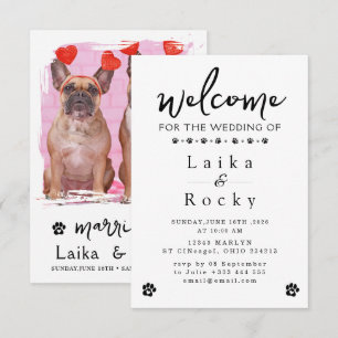 Convite de Casamento de Cachorro