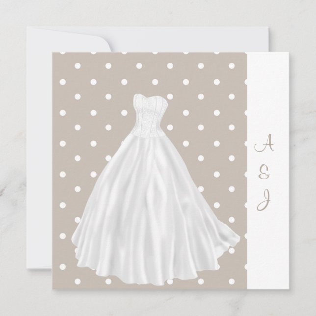 CONVITE DE CASAMENTO DE CASAMENTO BRANCO (Frente)