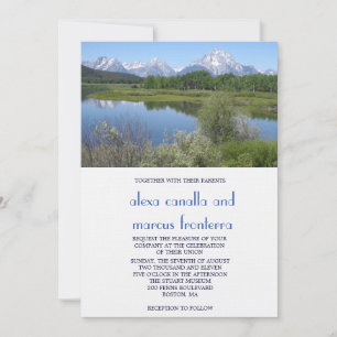 Convite de Casamento de Cenas Personalizadas