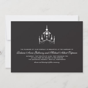 Convite de Casamento de Chandlier