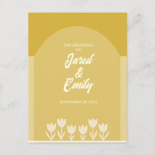 Convite de Casamento de Código QR do Estilo de Arc