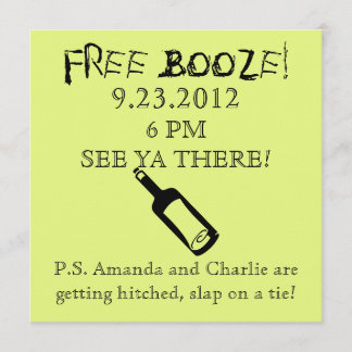 Convite De Casamento De Comédia, Humor