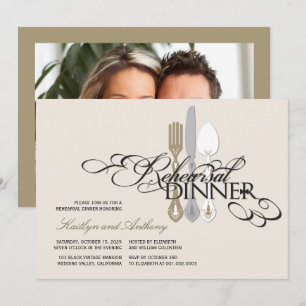 Convite de casamento de Deslocamento Clássico do 