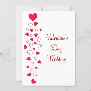 Convite de Casamento de dia de os namorados