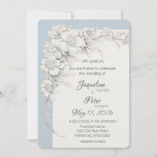 Convite De Casamento De Elegance Flat
