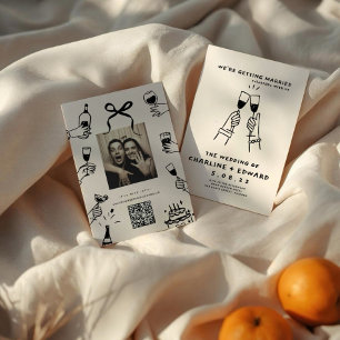 Convite De Casamento De Escrivação De Mão Escrevív