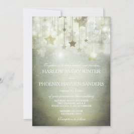 Convite de casamento de Estrelas Brilhantes