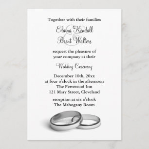 Convite de Casamento de Eternidade