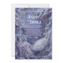 Convite De Casamento De Fantasia Mística Submarina