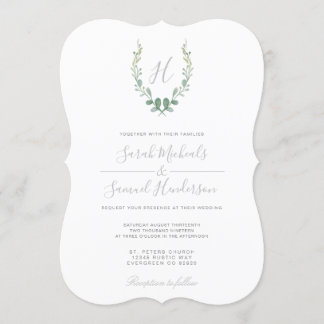 Convite de casamento de fazenda Eucalyptus