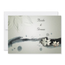 Convite De Casamento De Flores Japonesas