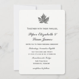 Convite de Casamento de Folha de Mapeamento