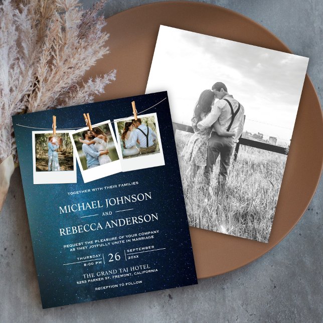 Convite De Casamento De Foto Do Orçamento Do Espaç (Criador carregado)