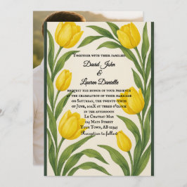 Convite De Casamento De Foto Reverie De Tulip