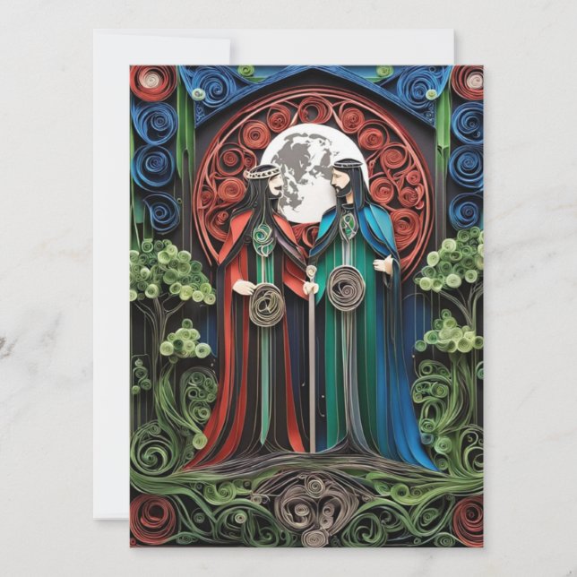 Convite de casamento de gay (Frente)