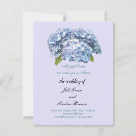 Convite de Casamento de Hortênsia Elegante