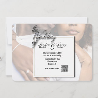 convite de casamento de imagem personalizado com c