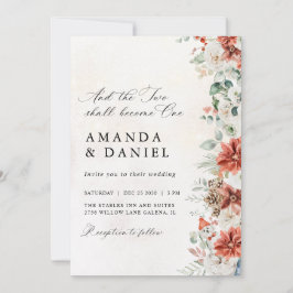 Convite de Casamento de Inverno