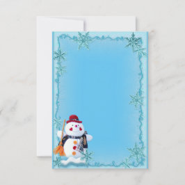 Convite de Casamento de Inverno Personalizado