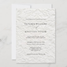 Convite de Casamento de Inverno Simples e Elegante