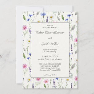 Convite de Casamento de Jardim Botânico de Flores