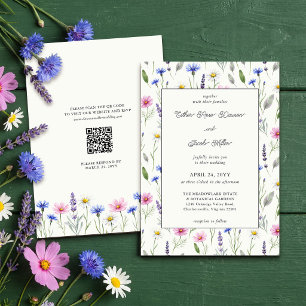 Convite de Casamento de Jardim Botânico de Flores 