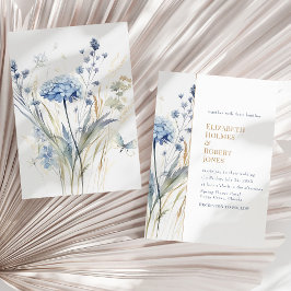Convite de Casamento de Jardim com Hortênsia e Cha