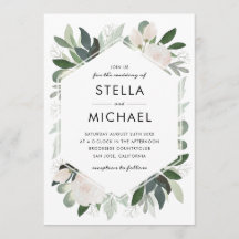 Convite de casamento de Lâmpada do Jardim