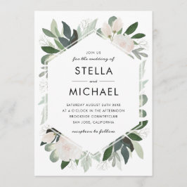 Convite de casamento de Lâmpada do Jardim