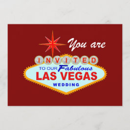 Convite de Casamento de Las Vegas BORGONHA