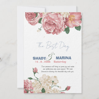 Convite de Casamento de Luxo