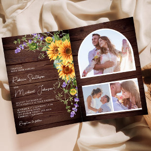 Convite de Casamento de Madeira com Código QR de G