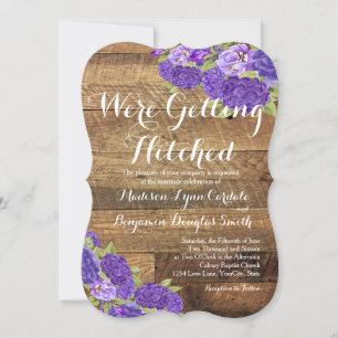 Convite de casamento de MAPA de Madeira de Flores