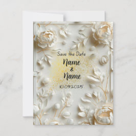 Convite de Casamento de Marfim