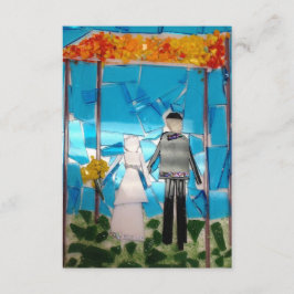 Convite de casamento de Mosaico