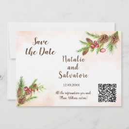 Convite de Casamento de Natal