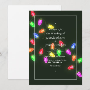 Convite de Casamento de Natal