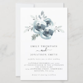 Convite De Casamento De Natal Para Florais De Inve