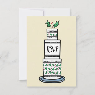 Convite de Casamento de Natal Personalizado