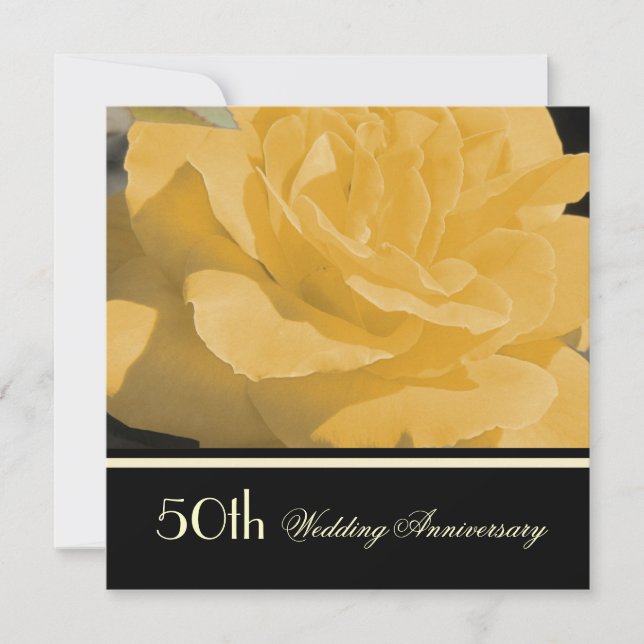 Convite de Casamento de ouro (Frente)